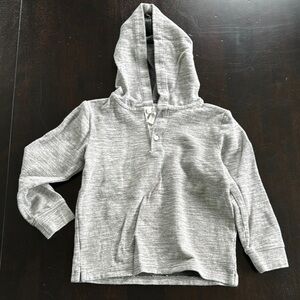 Janie and Jack Gray Casual Hoodie Sweatshirt